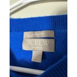 J.Crew 100% Cashmere Classic Fit Crewneck Sweater Cobalt Blue Women's S Photo 3