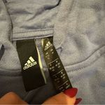 Adidas  Light Purple Cropped Hooded Sweatshirt Photo 2