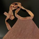 Free People Intimately  Gold Shine Be Fine Bodysuit Women’s Size M, metallic, NWT Photo 4