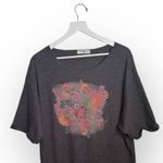 Natural Life Gray Ribbed Maxi Dress Casual Crew Neck Short Sleeve W1896 Sz XL Photo 2