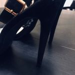 Zigi Soho Black Suede  Rhinestone Studded Heel Photo 1