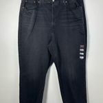 Levi's Levi’s Women’s Ribcage Straight Ankle Jeans Black Size 22W Stretch NWOT Photo 0