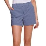 Tommy Hilfiger Women's Gingham Shorts Sky Captain Size 6 Photo 0