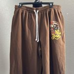 New Brown Women’s Straight leg Sweatpants Size 1X Photo 1