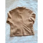 Ookie and Lala Ottoman Knit Asymmetrical Moto Jacket Large Light Tan Photo 1