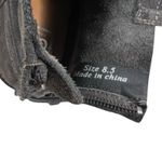 Dolce Vita Booties Womens 8.5 Black Faux Suede Block Heel Zipper Boho Western Photo 5