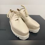 Stella McCartney  Elyse Platform Shoes Cream Beige 38.5 Photo 1