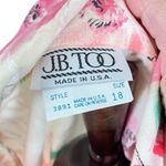 Vintage JB Too Floral Dress Womens Size *M Shirt Dress cherry blossom white pink Size M Photo 8