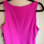 Lauren Ralph Lauren Black Label Midi Dress Sz 12 Petite Pink Sleeveless Fuschia Photo 9