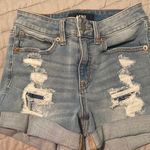 Aeropostale Aero high rise midi distressed shorts Photo 0