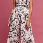 Anthropologie Plenty by Tracy Reese Gwyneth Floral Jumpsuit Size 6 Wide Leg Crop Photo 0
