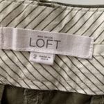 Loft  Army Green Shorts Photo 4