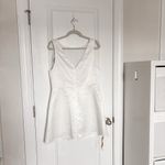 Reformation NEW Zenni Satin Bridal Mini Dress Ivory Photo 7