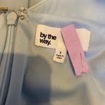 by the way. Revolve Dress Slinky Baby Blue Plunging V Neck Womens Size Small Photo 3