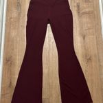 Outdoor Voices | Maroon Superform Ribbed Flare Pants Photo 3