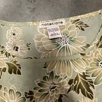 Notations  Sage Green Y2K Fairycore Floral Blouse L Photo 2
