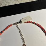 Talbots  Pink Bead Long Beaded Necklace Gold Tone $59 NWT Photo 5