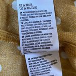 American Eagle  Mustard Yellow Polka dot Smocked Romper -Retro- M NWOT Photo 6