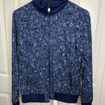 Athleta Women's Blue Patterned Jacket‎ Photo 0
