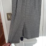 Vintage houndstooth midi skirt Black Size 16 Photo 10