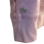 Zella Women's M Pink Ruched Long Sleeve Zip Front Hoodie Jacket Photo 5
