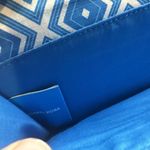 Michael Kors Vintage clutch/wallet blue turquoise geometric 0971 Photo 6