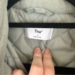 Aritzia  TNA Cozy Fleece Boyfriend Shirt Shacket Jacket Sage Green 1 (XS) Photo 4