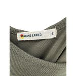 Marine layer Lexi Dress Ribbed Knit Sleeveless Tank Fit & Flare Midi Olive Photo 1