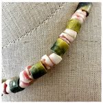 Vintage Green Jade Native Pueblo Tribe Ethnic Necklace Photo 1