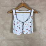 Urban Outfitters  Floral Crop Top SMALL Photo 1
