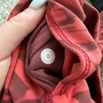 Lululemon pink & maroon floral leggings size 6 Photo 5