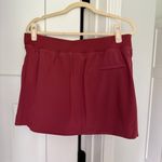 Athleta NWT New Brooklyn Short Red Mid Rise 13 1/2" Skort Mini Stretch Photo 4