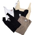 Chico's  Women's BUNDLE 5-Pack Basic Tank‎ Tops Size 3 Multicolor Sleeveless Photo 0