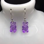 Handmade Purple Teddy Bear / Gummy Bear Jewelry Set Photo 2