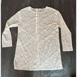 Sandro  Paris Women's White Lace Long Sleeve Dress Size M Photo 8