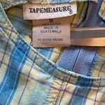 Blue Yellow Plaid Skirt Overall Jumper 80s Vintage Size Medium Photo 10