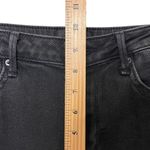Driftwood  Jeans Jackie Lace Trim Raw-hem Slim Jeans Black Stretch Denim Size 28 Photo 11