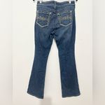 Ariat  denim turquoise size 29R wide leg dark jean casual rodeo western Photo 3