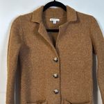 J.Crew Mercantile Donegal Wool Blend Brown Sweater Coat Size XXS Photo 4