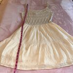 Gilli cream crocheted sleeveless cotton midi dress L boho cottagecore western Size L Photo 10