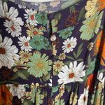 Natural Life  Patti Wide Leg Tank Jumpsuit in the Purple Daisy Floral Boho Size M Photo 7