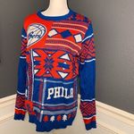 NBA Team Apparel Philadelphia 76ers sweater Blue Size L Photo 1