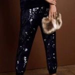 Anthropologie Ett Twa by Navy Blue Velvet Sequin Jogger Pants
L Photo 3