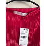 ASTR  NWT Red Mock Neck Pilsse Tank Size Small Photo 3