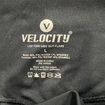 VELOCITY LUX TORI Side Slit Flair Legging Large Black High Waist All Day Comfort Photo 3