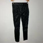 BKE  black faux leather leggings pants women’s size medium punk motorcycle party Photo 3