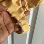 ZARA NWT  Muted Yellow Bodysuit- size Medium Photo 4