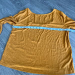 Who Wear What Shirt Womens Small Mustard Yellow Photo 4