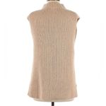Sophie Rue  Tan Mock Neck Ribbed
Sweater(Size Medium) Photo 1
