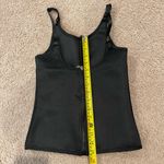 Sweat Zip Shapewear Vest Waist Trainer Tummy Control Body Shaper Black Size M Photo 5